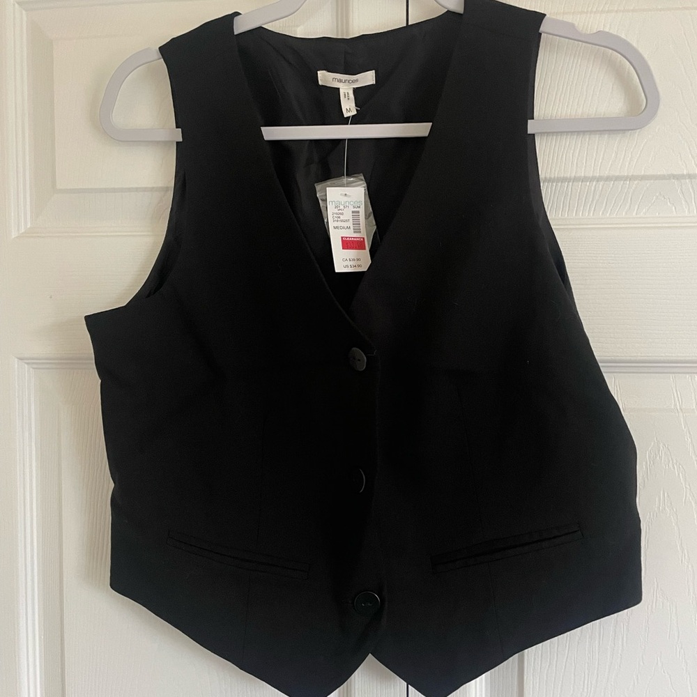 Maurices Classic Black Vest